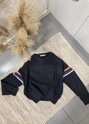 🌈 укорочений тепленький джемпер від pull&bear 🌈