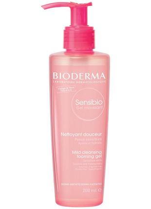 Очисний гель для чутливої шкіри bioderma sensibio gel moussant — на розлив