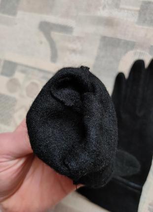 Вовняні рукавички перчатки красиві стильні жіночі  рукавиці м3 фото
