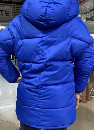 Зимняя куртка зефирка2 фото
