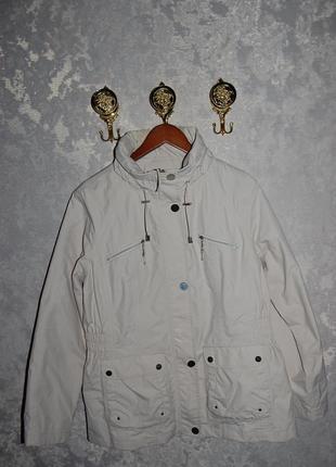 Жіноча куртка-вітровка на металевій блискавці, з капюшоном scenergy by simpatex, на 50-52 р-р.