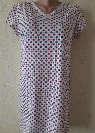 Хлопковая ночная сорочка