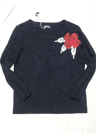 Ніжний , м‘який  теплий светр  damart 🌿🍁 вільного фасону . у складі мохер та вовна .💥