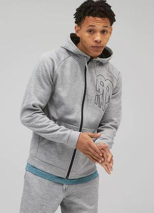 Оригінальне спортивне утеплене худі new balance
