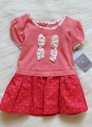 Новое нежное платье для маленькой принцессы.
matalan.
размер 0-1 месяц