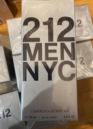 Carolina herrera 212 men nyc туалетная вода 100 мл