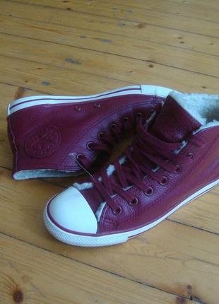 Кеды converse оригинал натур кожа 36-37 разм