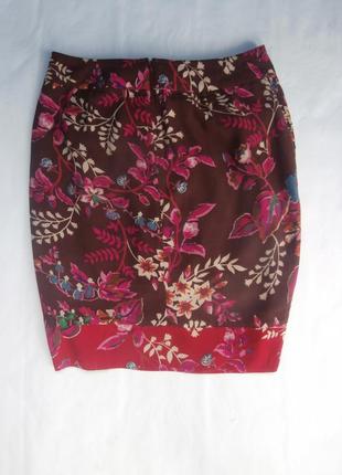 Эксклюзивная шифоновая юбка от mango m-l