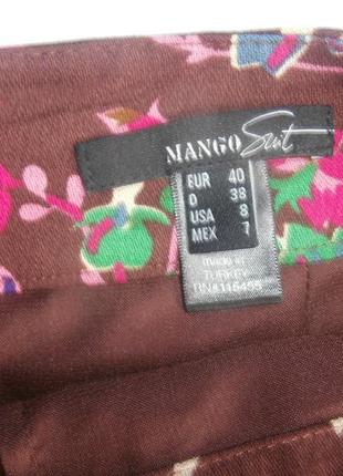Эксклюзивная шифоновая юбка от mango m-l3 фото