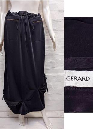 Gerard darel оригинальная стильная юбка на тонком флисе