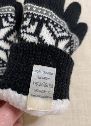 Теплые перчатки,норвегия