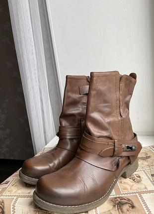 Натуральная кожа/демисезонные ботинки