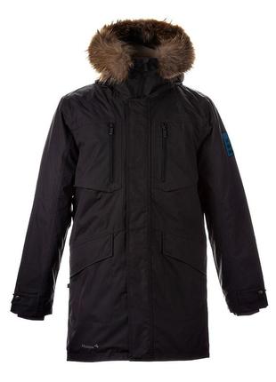 Пальто  - парка зимове чоловіче huppa david чорний р.xl (12278120-00009-0xl)