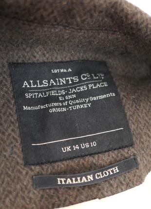 Стильный пиджак/жакет allsaints canonbury jacket оригинал8 фото