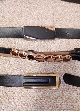 Тонкий поясок, пояс черный