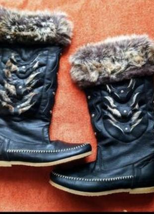 Шкіряні чоботи італія