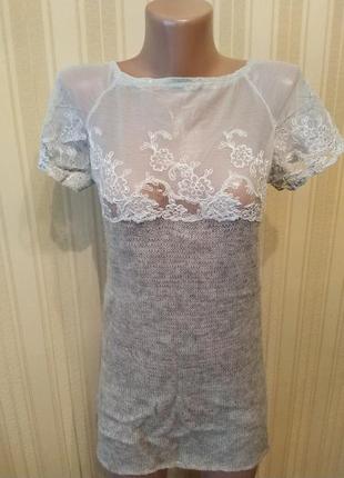 Удлиненная блуза