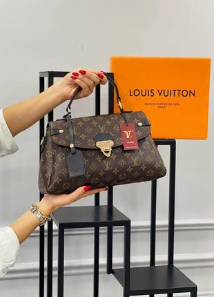 Сумка коричневая женская в стиле louis vuitton сумка луи витон кросс-боди