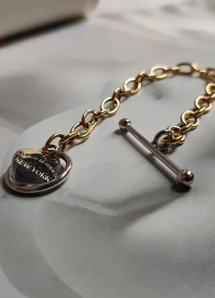 Женский золотой браслет "tiffany&co"