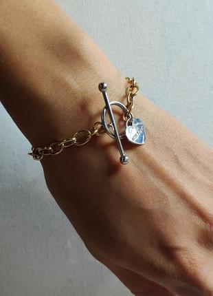 Женский золотой браслет "tiffany&co"