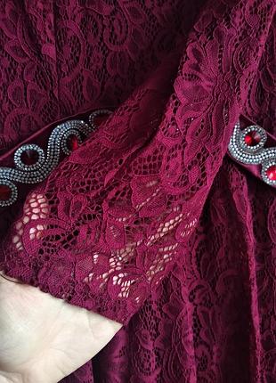 Вишукана сукня на випускний гепюр / шикарное платье