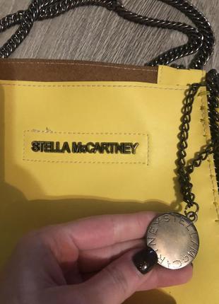 Неймовірна шкіряна сумка шоппер stella mackartney!
