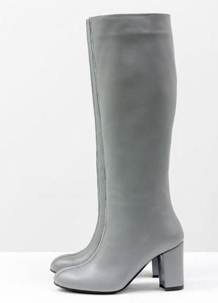 Кожаные классические сапоги,осень-зима3 фото