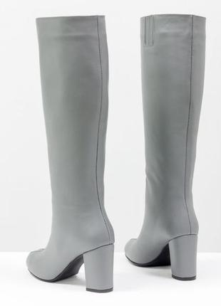 Кожаные классические сапоги,осень-зима5 фото