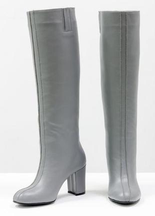 Кожаные классические сапоги,осень-зима2 фото