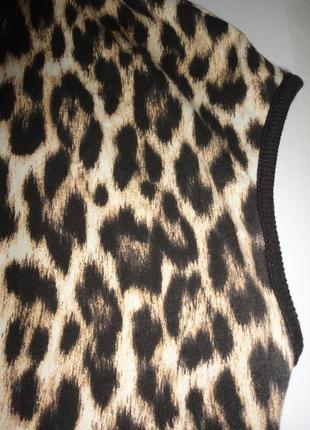Сукня в леопардовий принт5 фото