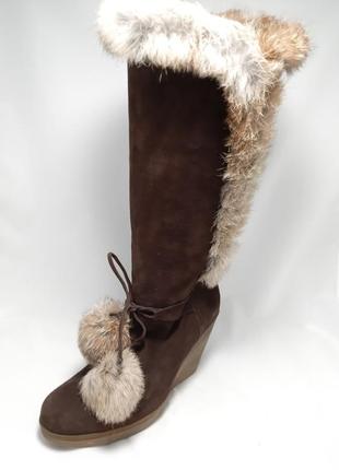 Сапоги зимние натуральный мех сверху.только оригиналы марок.