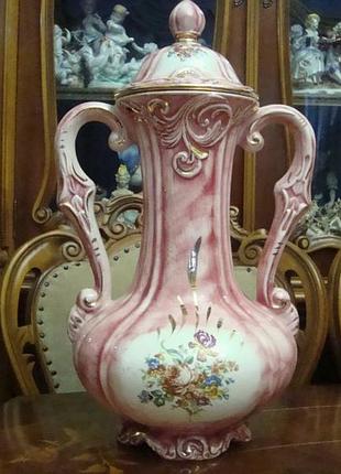 Большая ваза фарфор италия