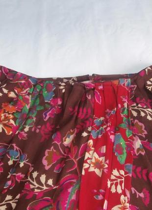 Эксклюзивная шифоновая юбка от mango m-l4 фото