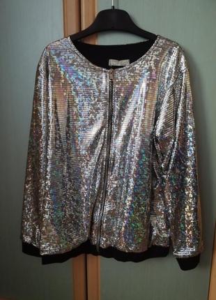 Бомбер, кофта на молнии, на новогодний праздник.