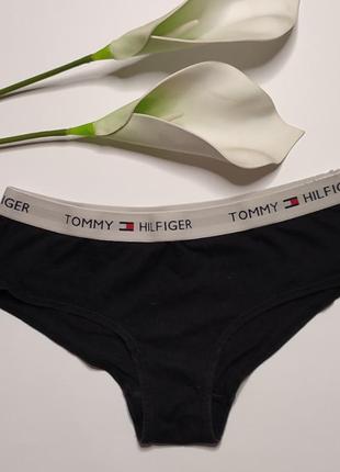 Трусики базовые трусы женские коттоновые tommy hilfiger xs s 6 8 34 36