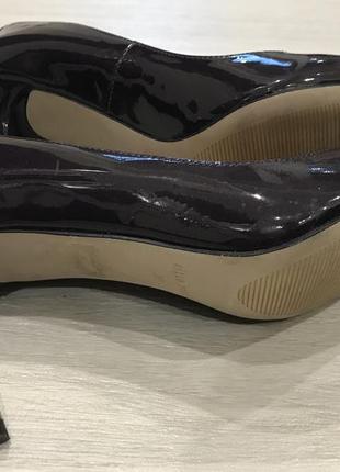 Новые кожаные лаковые туфли vitto rossi3 фото