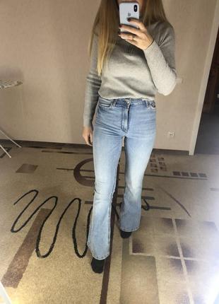 Джинсы клёш zara