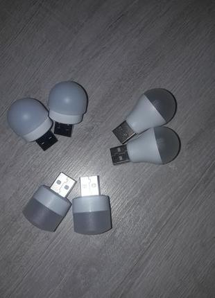 Міні ліхтарик для повербанка usb led 1w6 фото