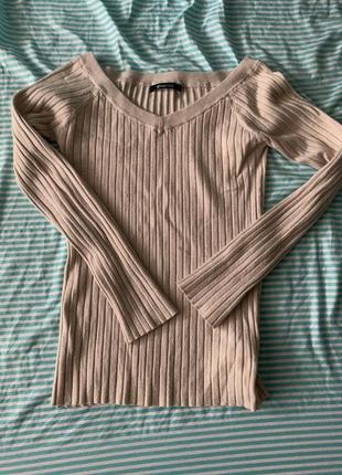 Светр в рубчик