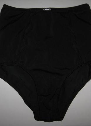 12 м 40 esmara завышенные утягивающие черные трусики, корректирующее белье3 фото
