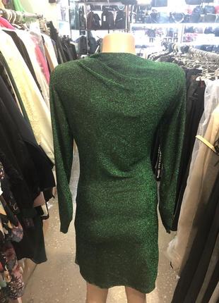 Люрексовое нарядное платье2 фото
