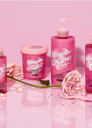Скраб для тела с розовой водой victoria's secret pink оригинал6 фото