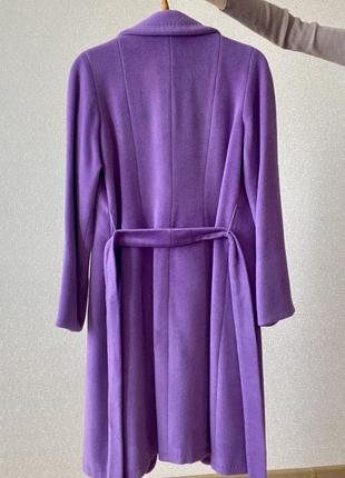 Пальто женское шерстяной классическое пальто-халат5 фото