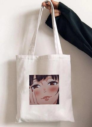 Аніме-сумка шоппер у японському стилі харадзюку