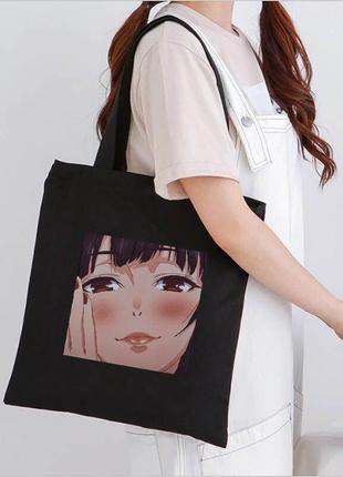 Аниме-сумка шоппер в японском стиле харадзюку