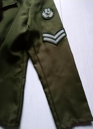Карнавальный пиджак военный9 фото