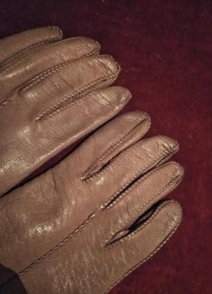 Перчатки из оленьей кожи. размер 7,52 фото