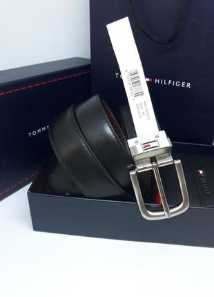 Мужской кошелек и ремень tommy hilfiger набор / подарок на новый год парню / брату / папе / сыну3 фото