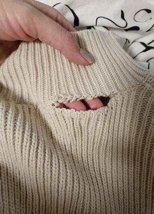 Шикарный вязаный свитер оверсайз от amisu,p. xs7 фото