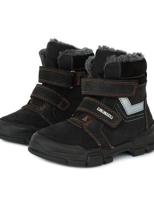 Зручні зимові шкіряні чоботи ddstep6 фото